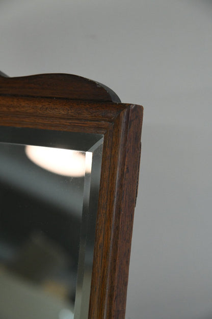 Antique Mahogany Easel Mirror