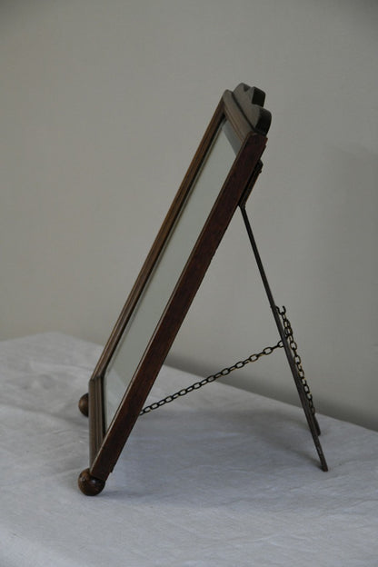 Antique Mahogany Easel Mirror