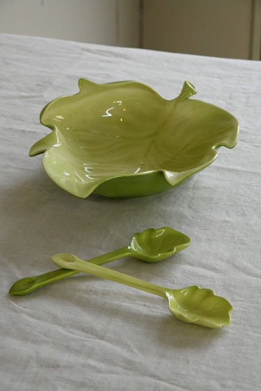 Carltonware Leaf Dish & Servers