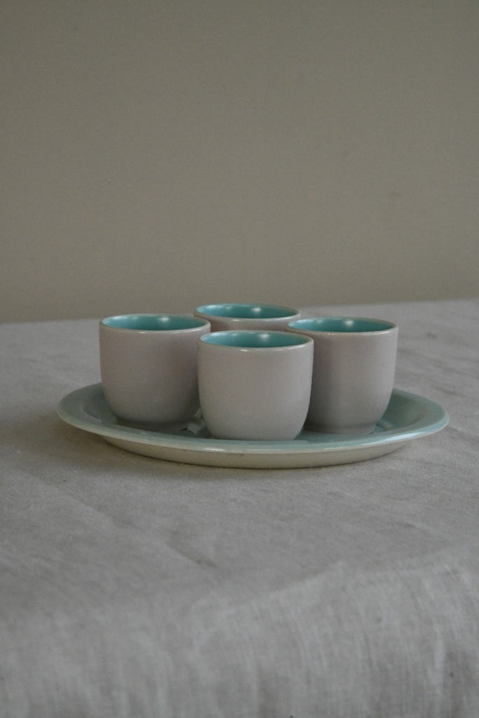 Poole Pottery Twintone Egg Cups