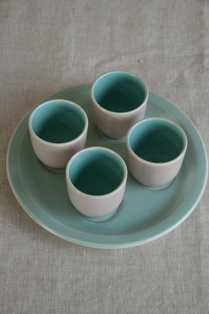 Poole Pottery Twintone Egg Cups