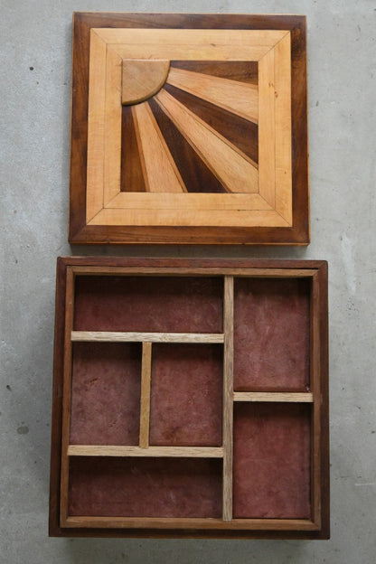 Sunburst Marquetry Box