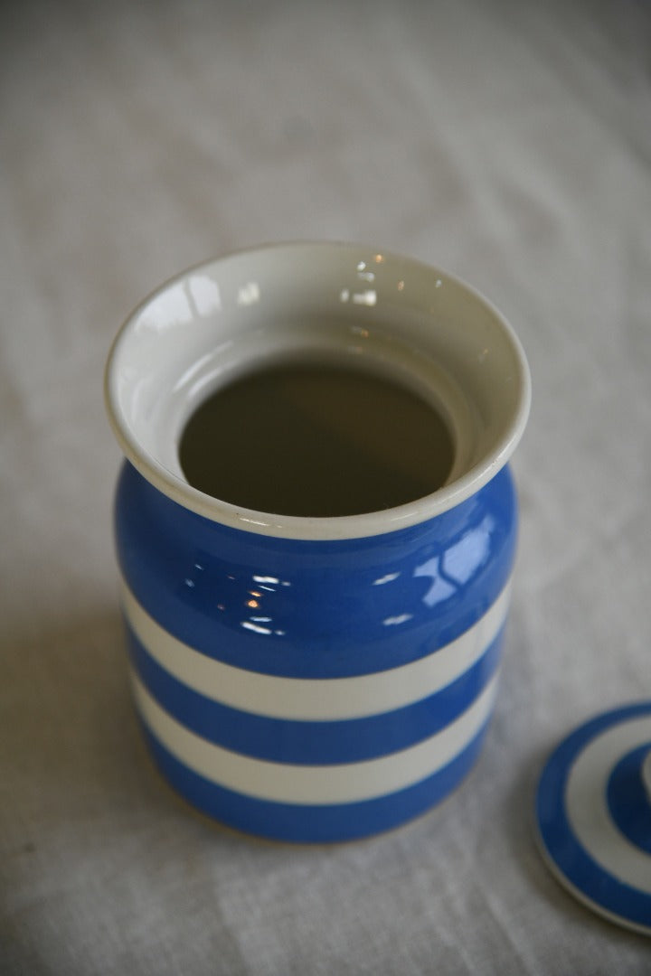 Vintage Cornishware Lidded Jar