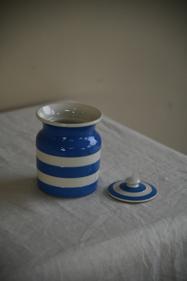 Vintage Cornishware Lidded Jar