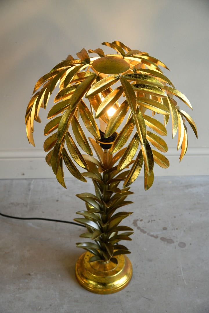 Late 20th Century Palm Tree Lamps