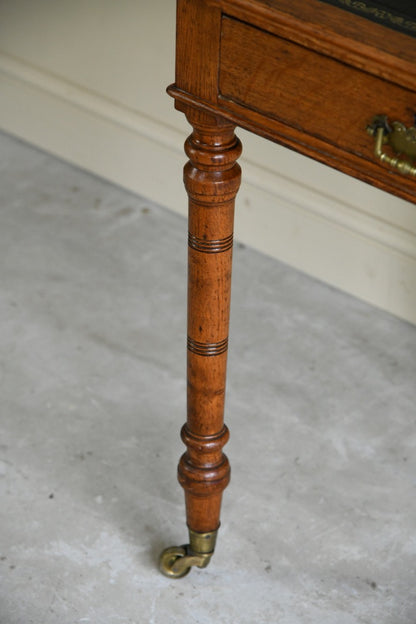 Edwardian Oak Writing Table