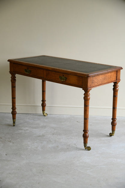 Edwardian Oak Writing Table