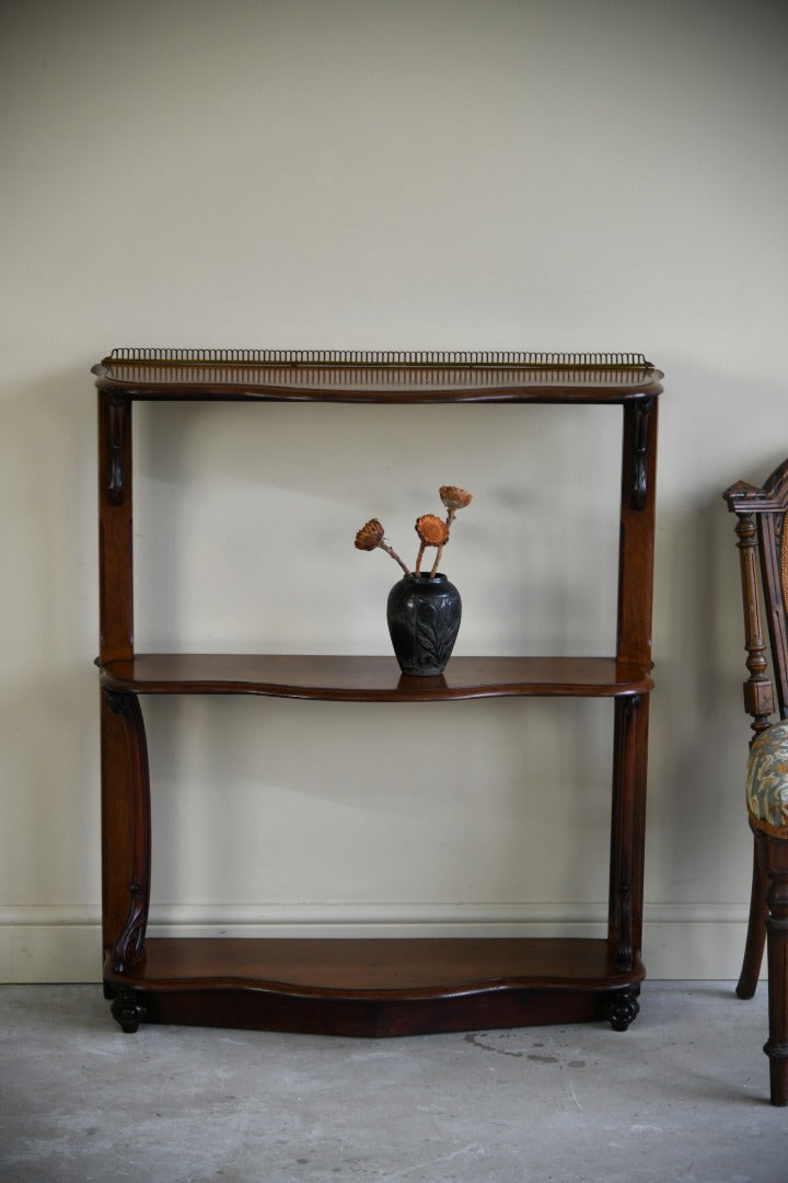 Antique 19th Century Mahogany Etagere