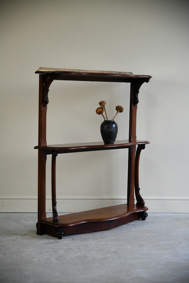 Antique 19th Century Mahogany Etagere