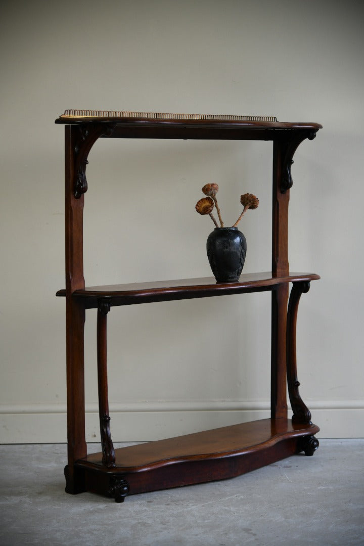 Antique 19th Century Mahogany Etagere