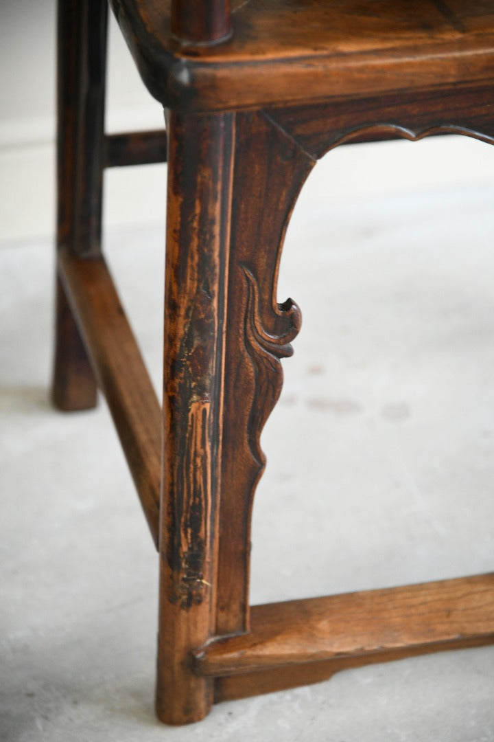 Pair of Ming Style Chinese Hardwood Armchairs