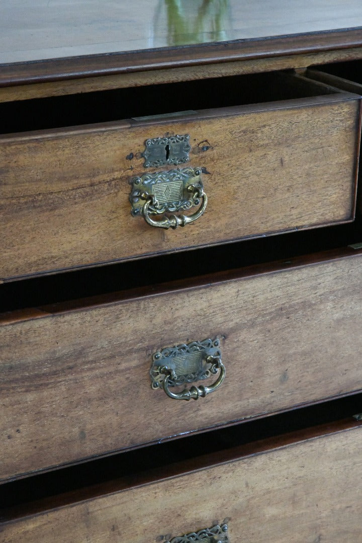 Georgian Mahogany Cross Banded Chest of Drawers