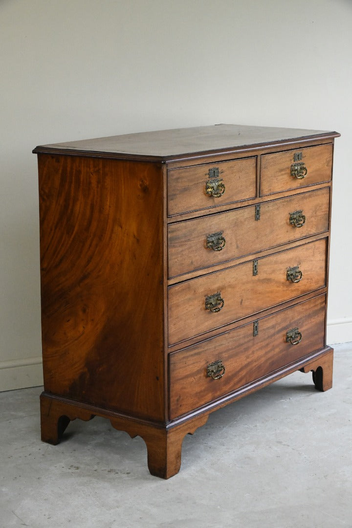 Georgian Mahogany Cross Banded Chest of Drawers