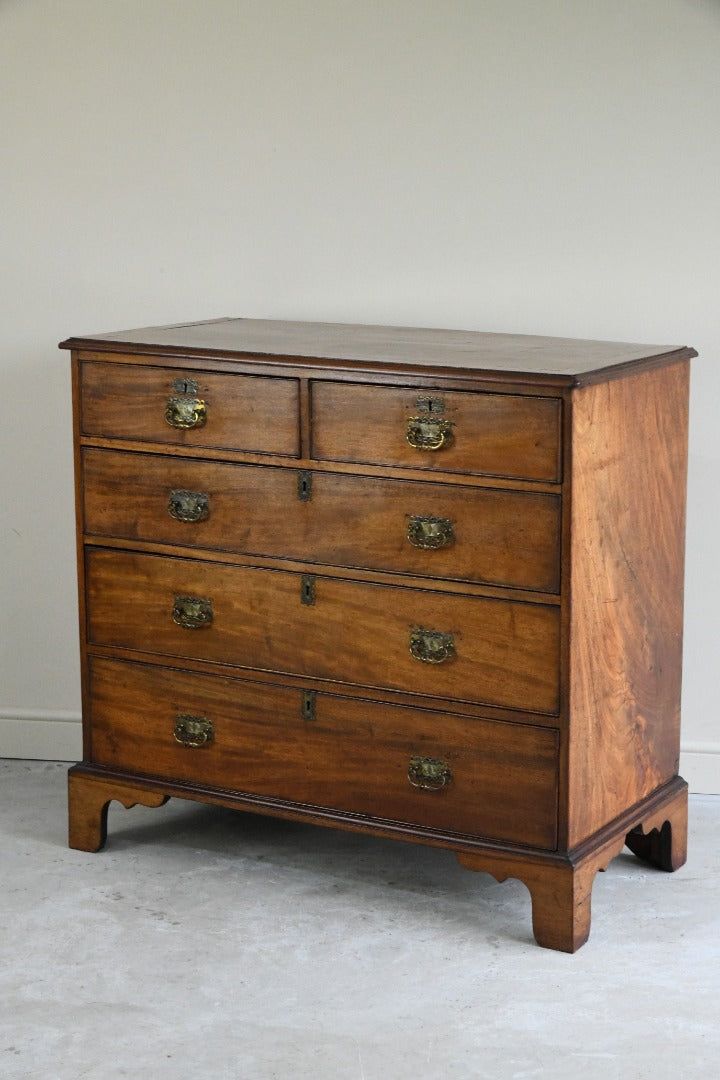 Georgian Mahogany Cross Banded Chest of Drawers