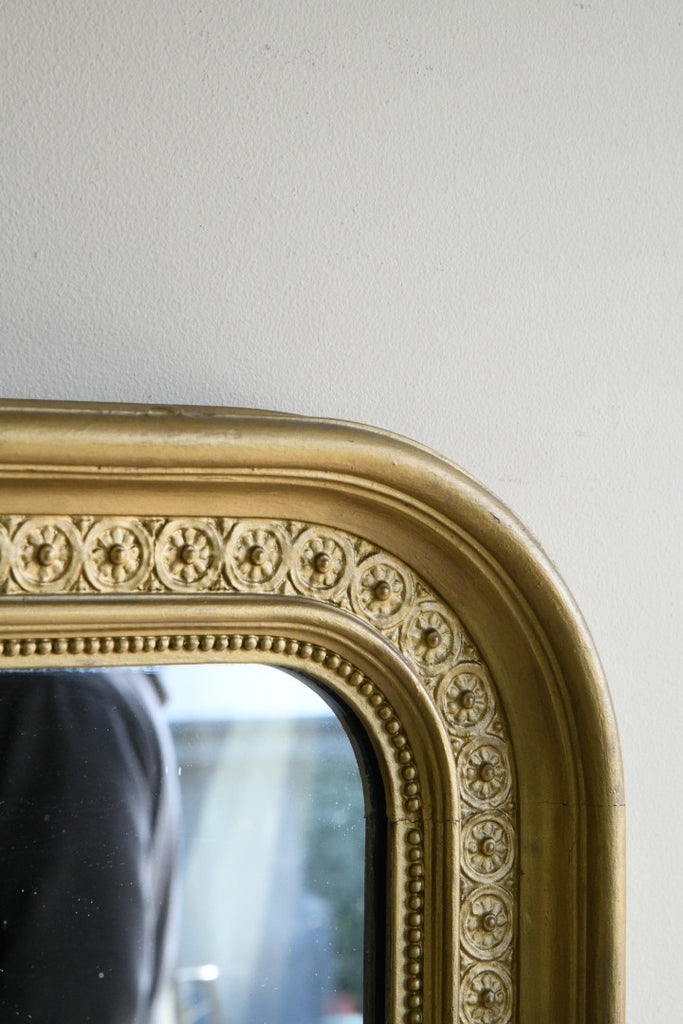 Large French Antique Gilt Mirror