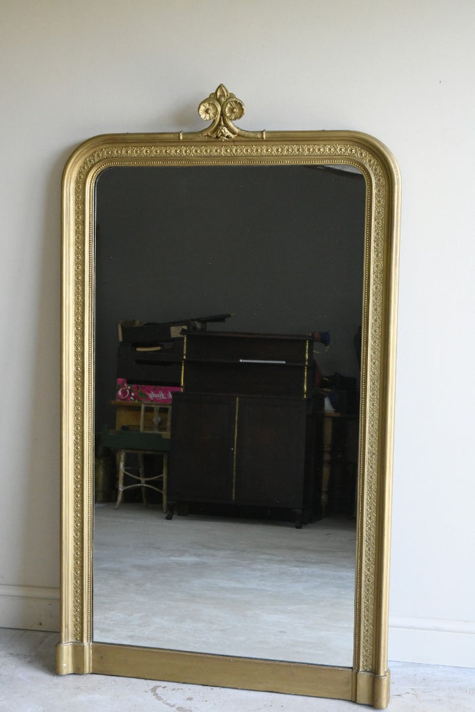 Large French Antique Gilt Mirror