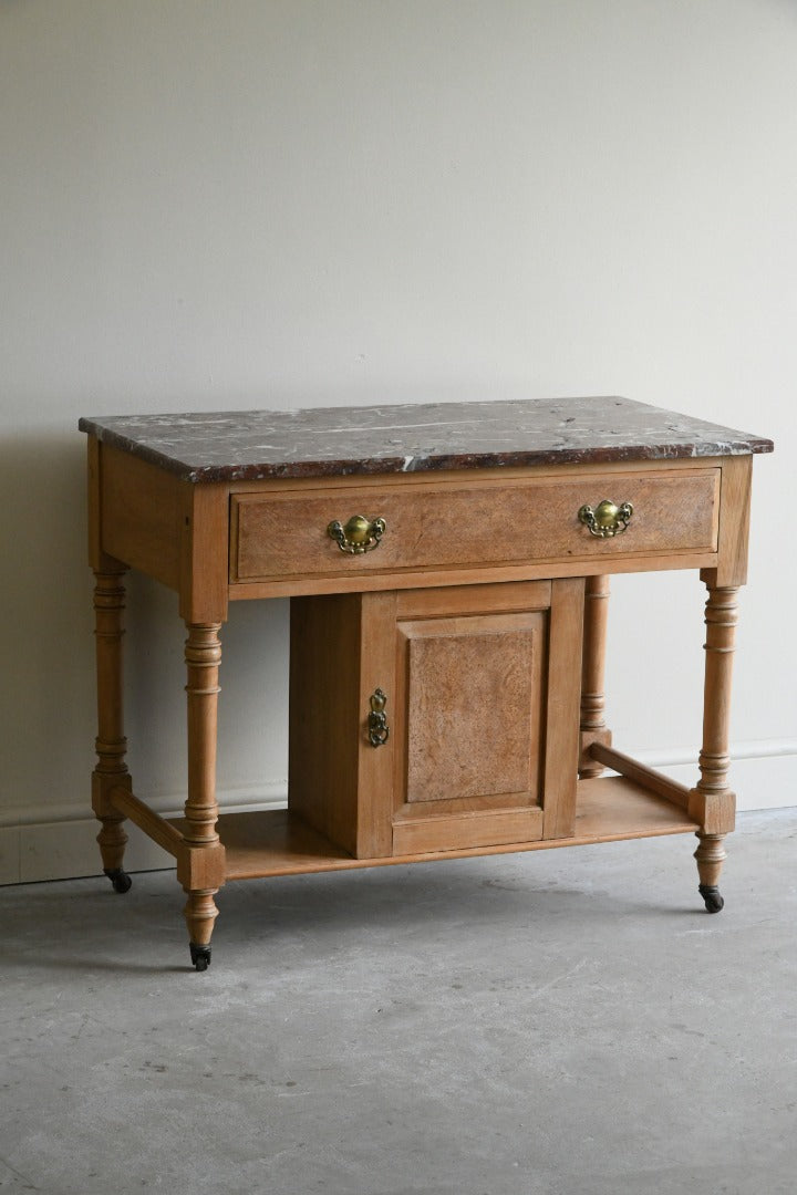 Marble Top Walnut Washstand