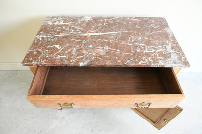 Marble Top Walnut Washstand