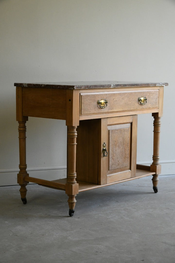 Marble Top Walnut Washstand