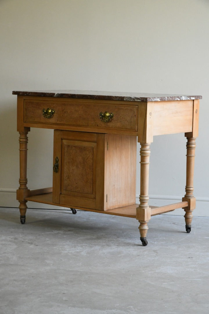 Marble Top Walnut Washstand