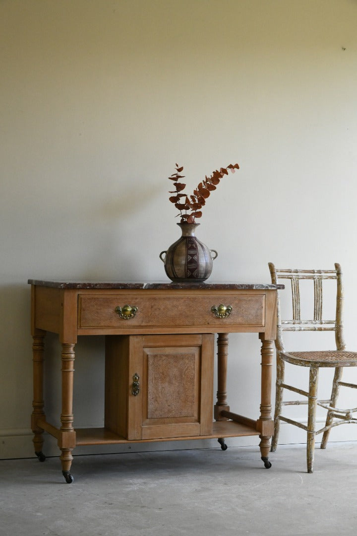 Marble Top Walnut Washstand