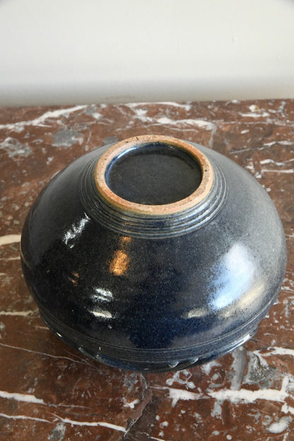 Blue Glazed Pot