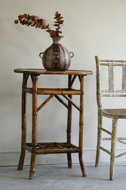 Early 20th Century Bamboo Table