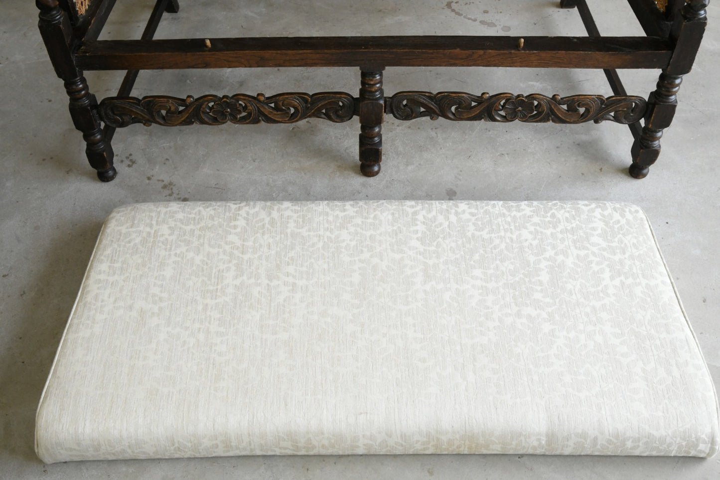 Early 20th Century Oak Bergere Sofa