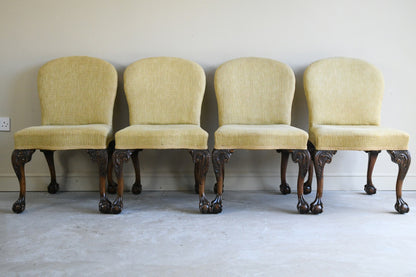 6 Upholstered Georgian Style Dining Chairs