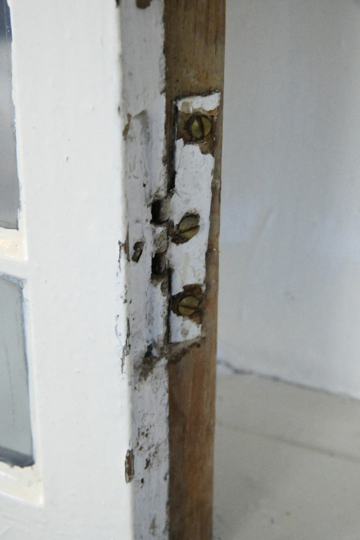 Antique Pine Astragal Glazed Corner Cupboard 