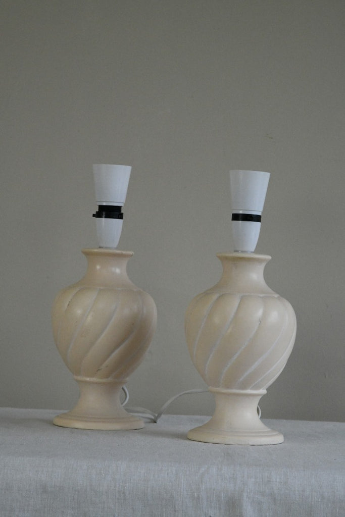 Pair Ceramic Lamps