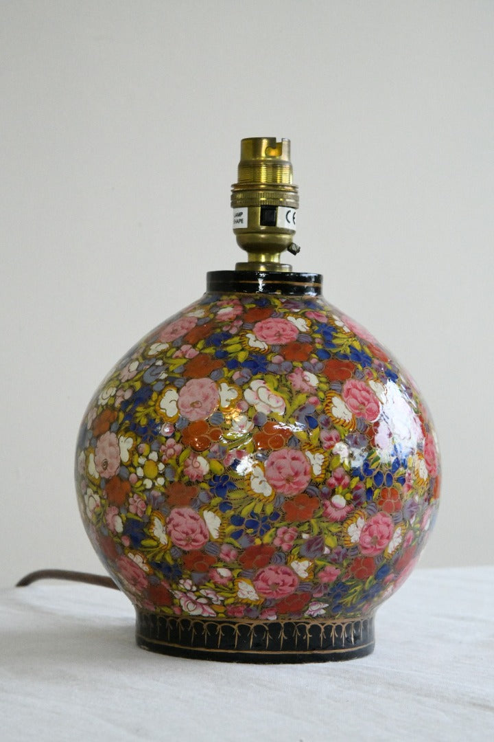 Vintage Kashmiri Table Lamp