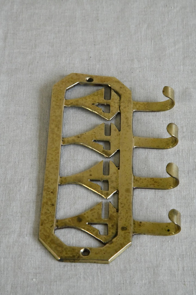 Nautical Brass Key Hanger
