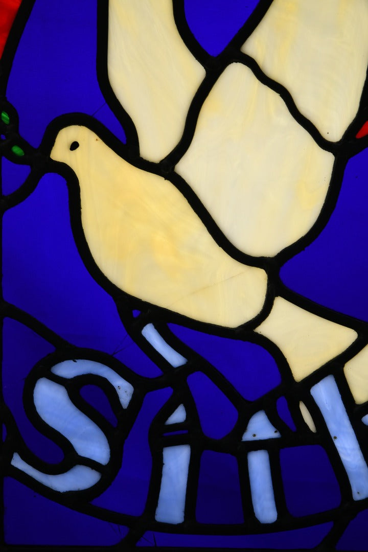 Dove Stained Glass Window