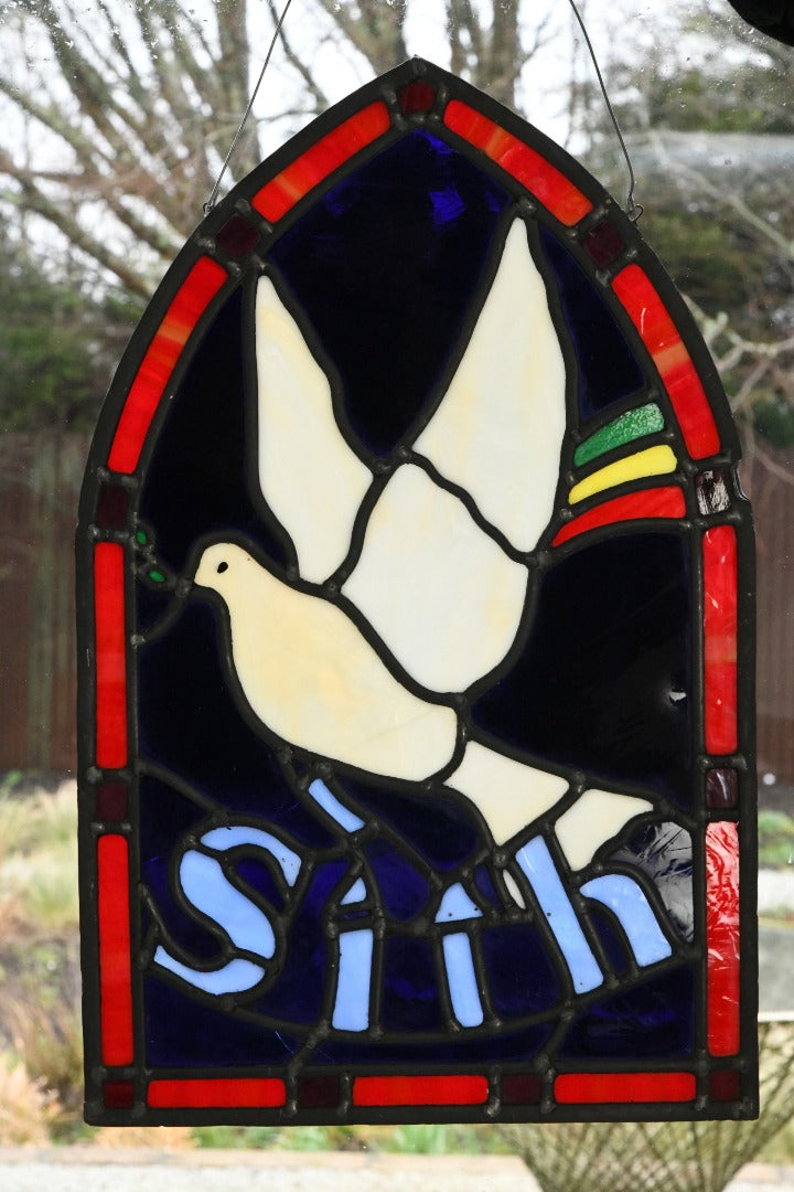 Dove Stained Glass Window