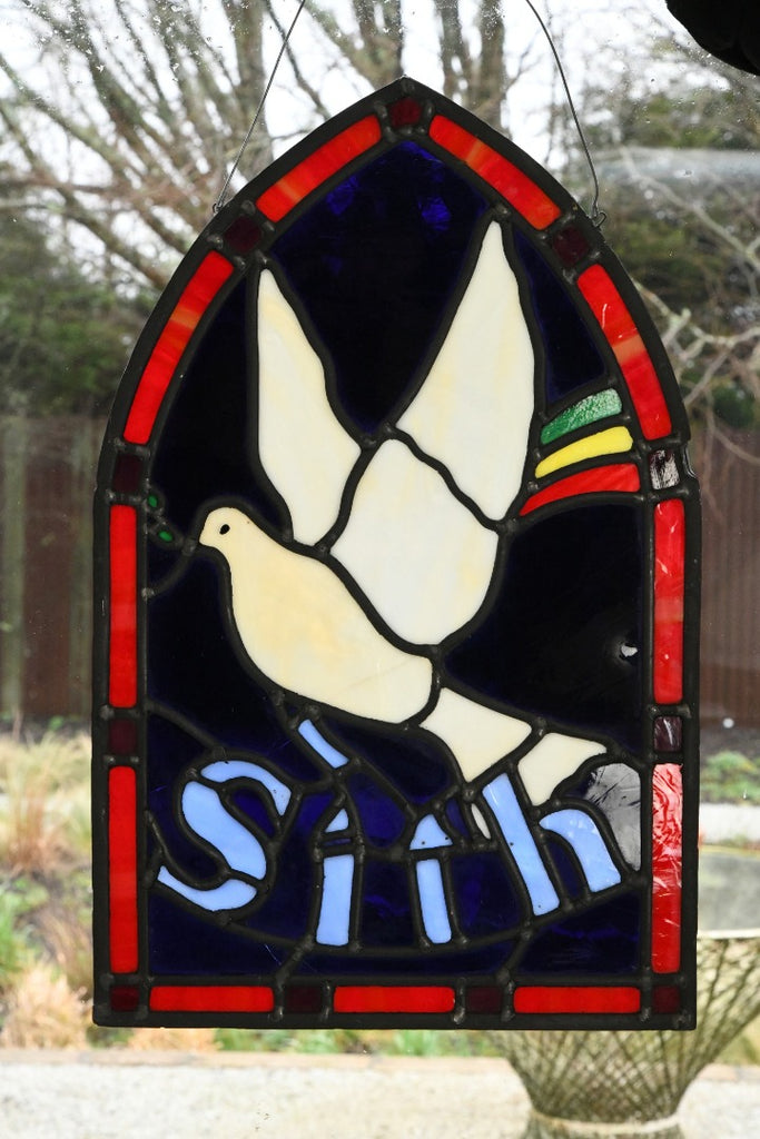 Dove Stained Glass Window