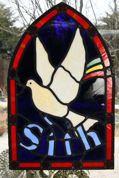 Dove Stained Glass Window