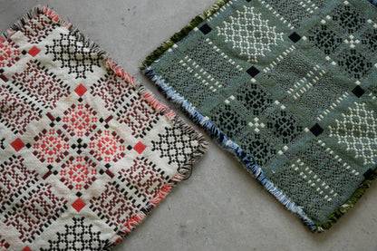 Pair Welsh Blanket Cushion Covers