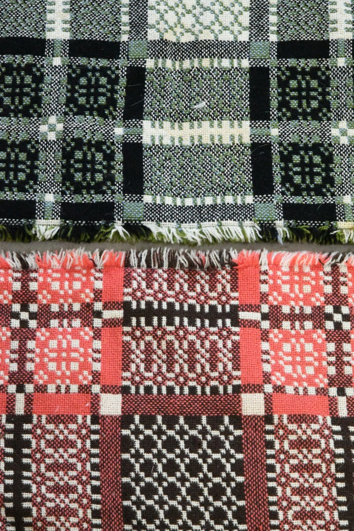 Pair Welsh Blanket Cushion Covers