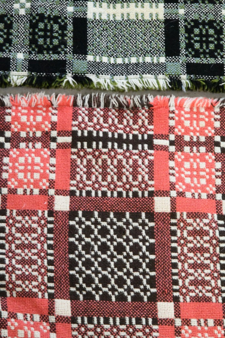 Pair Welsh Blanket Cushion Covers