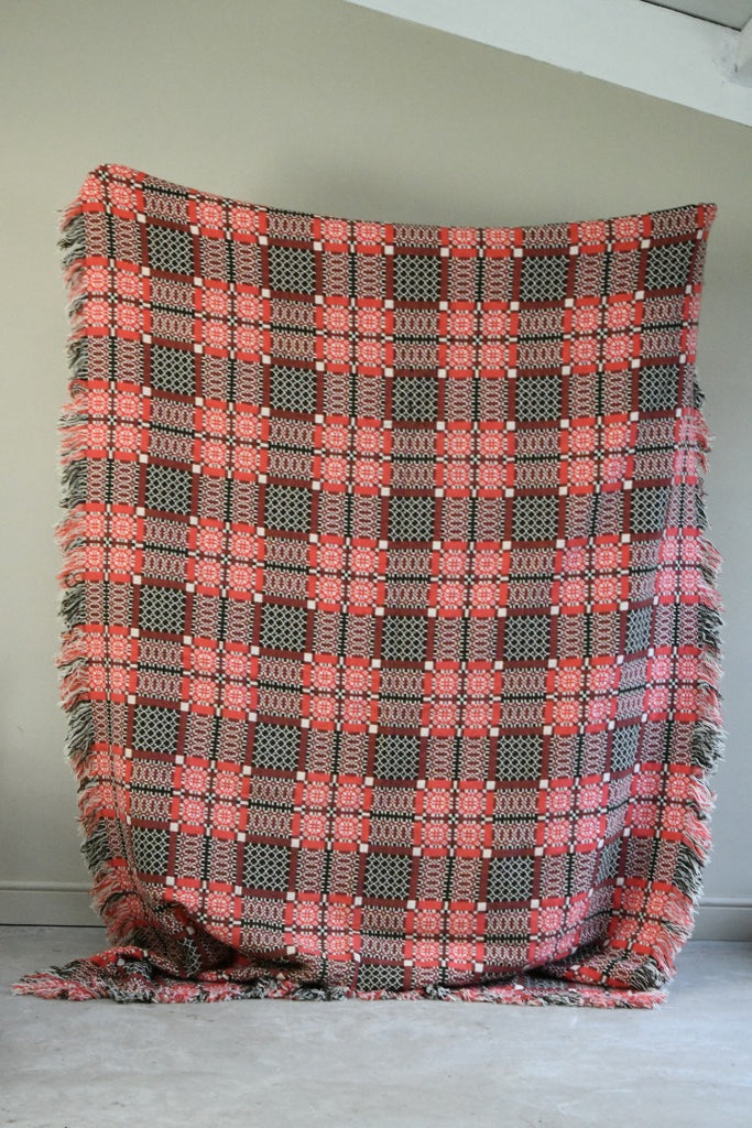 Vintage Red Welsh Blanket