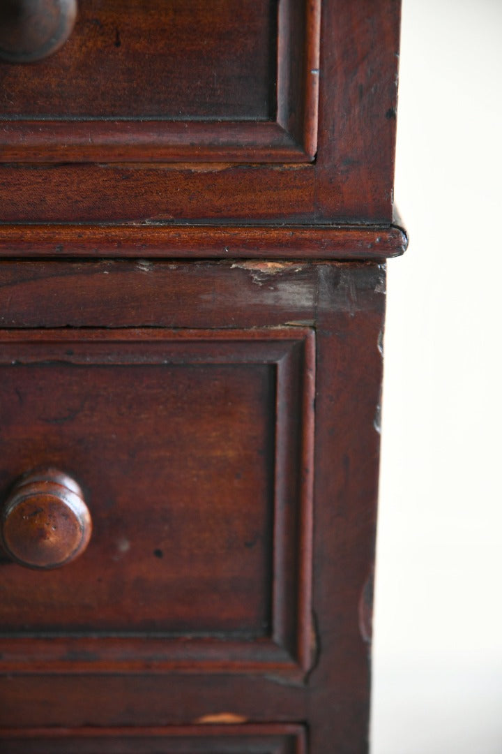 Antique Mahogany Twin Pedestal Desk