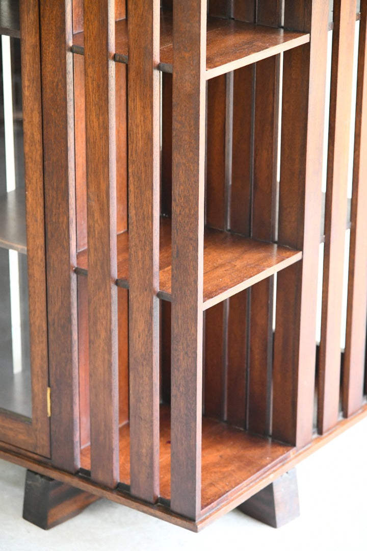 Mahogany Revolving Bookcase