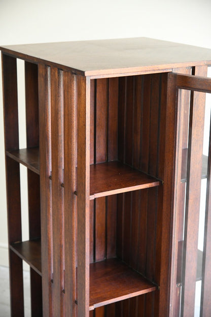 Mahogany Revolving Bookcase