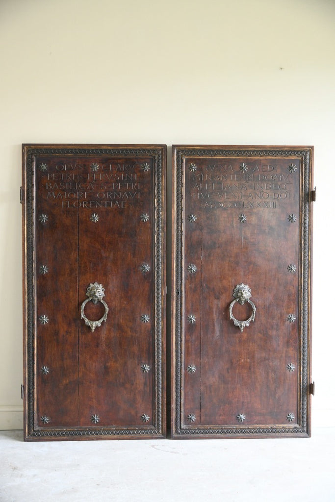 Pair of Antique Italian Doors