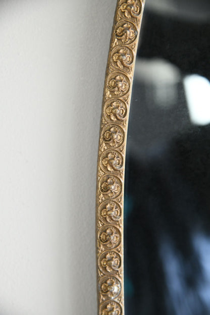 Oval Mid 20th Century Mirror