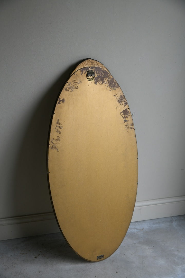 Oval Mid 20th Century Mirror