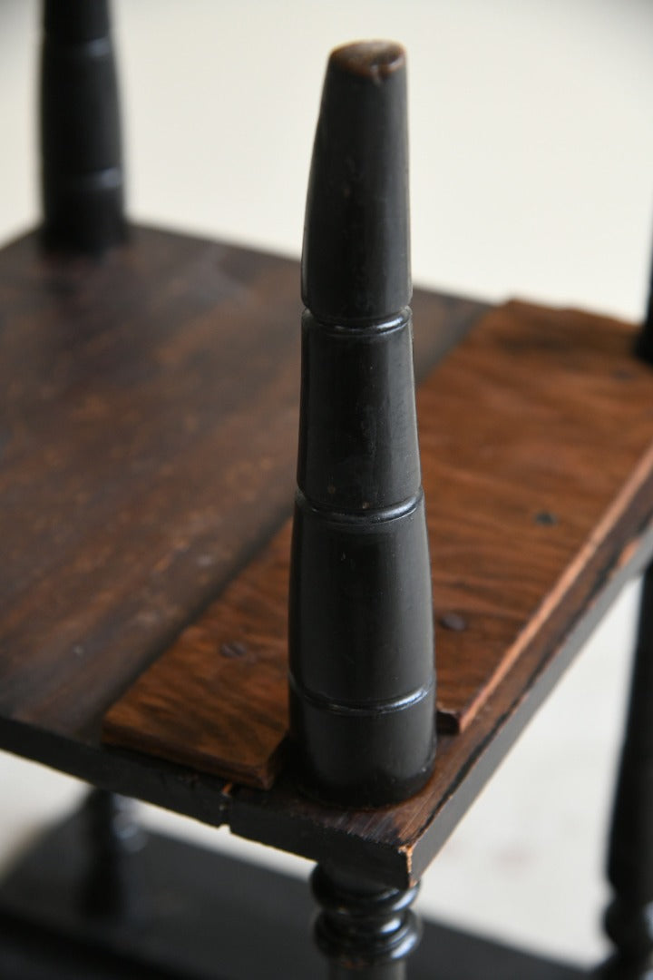 Victorian Ebonised Two Tier Occasional Table