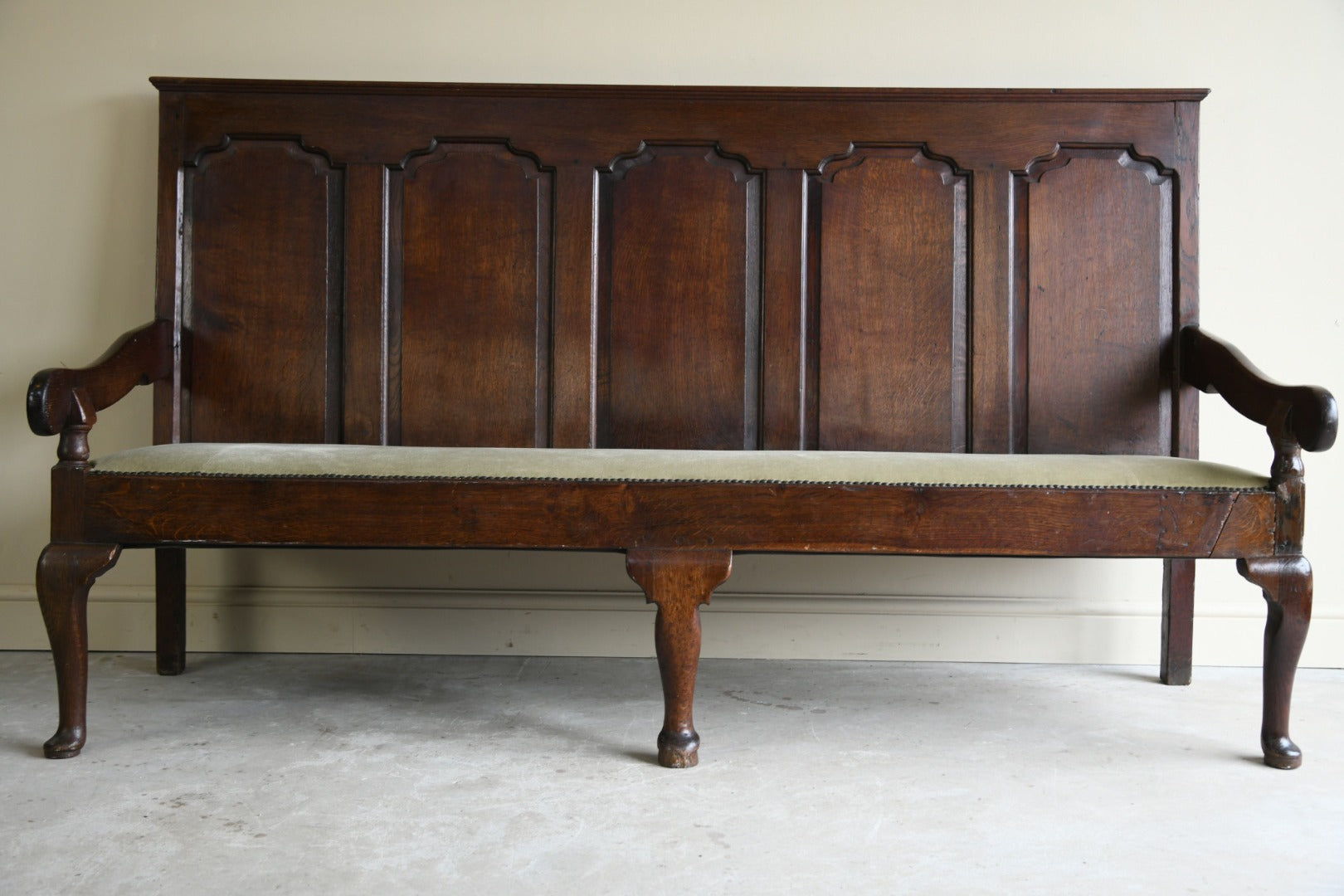 Georgian Oak Settle