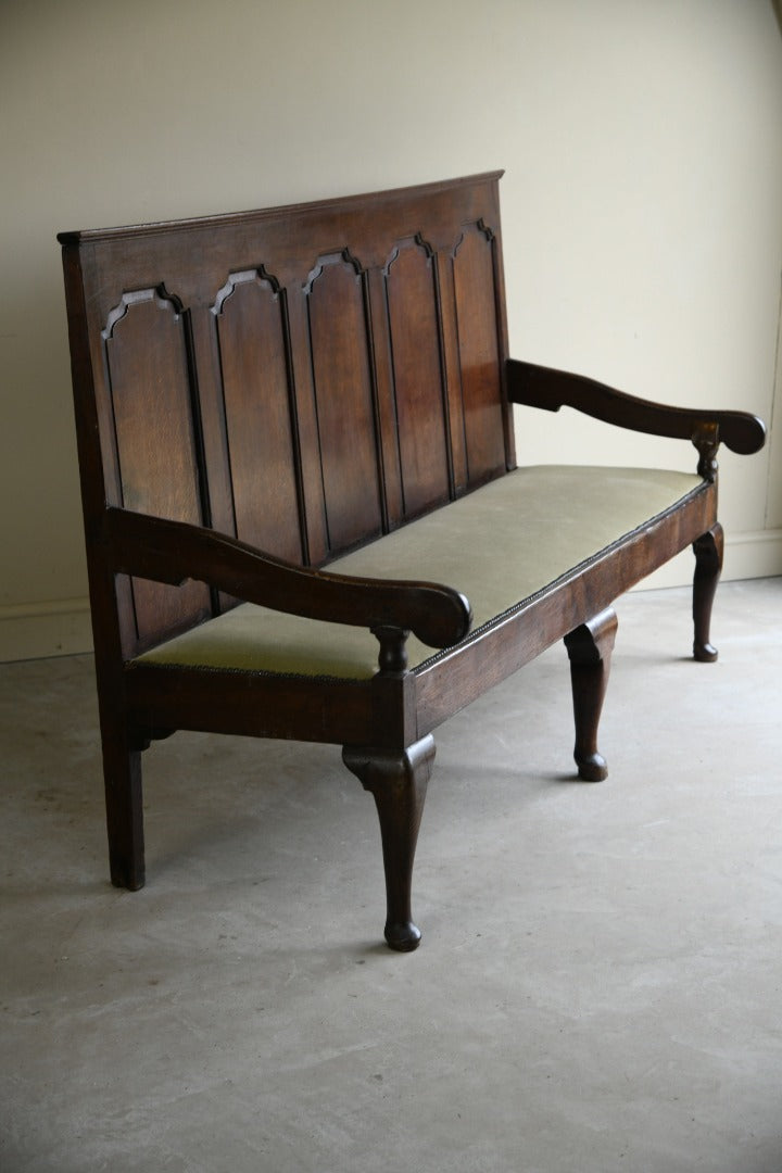 Georgian Oak Settle